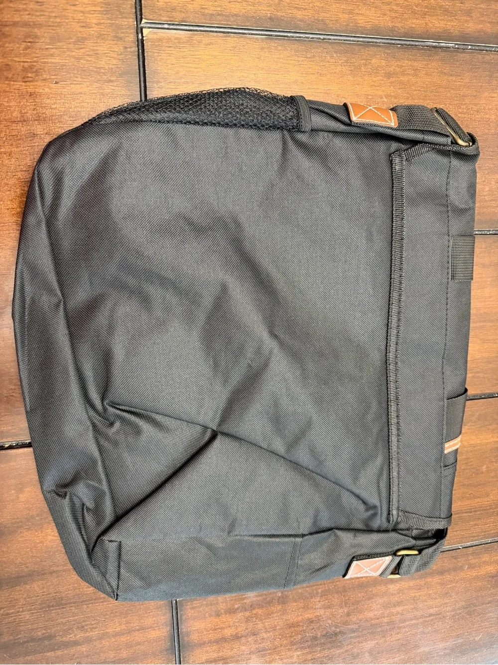 Liberty University Black & Brown Men's Laptop Messenger Bag